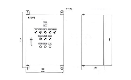 R1902型電氣控制箱